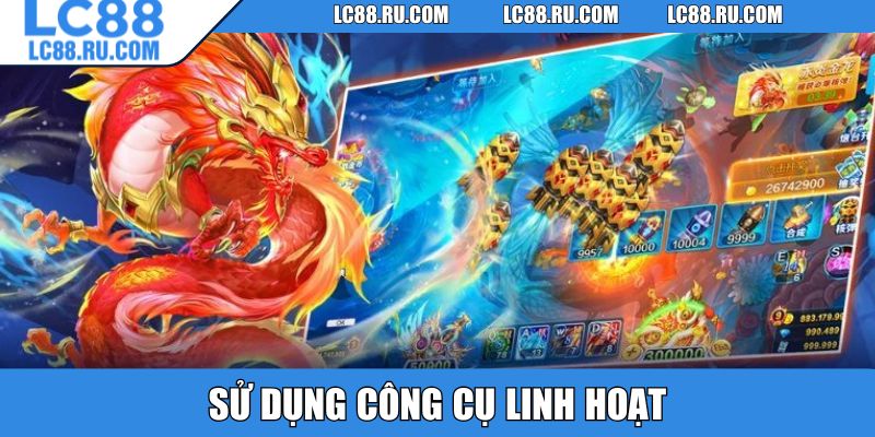 Điều chỉnh đạn linh hoạt khi chơi bắn cá thần rồng